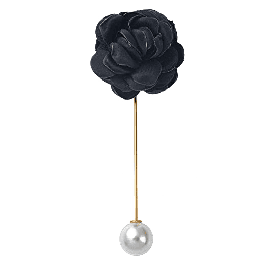 flower lapel pin