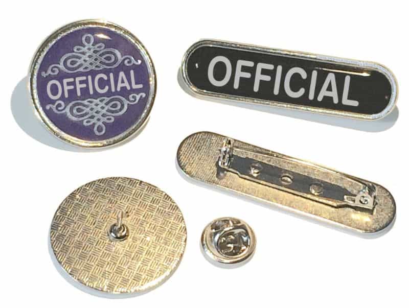 different badges